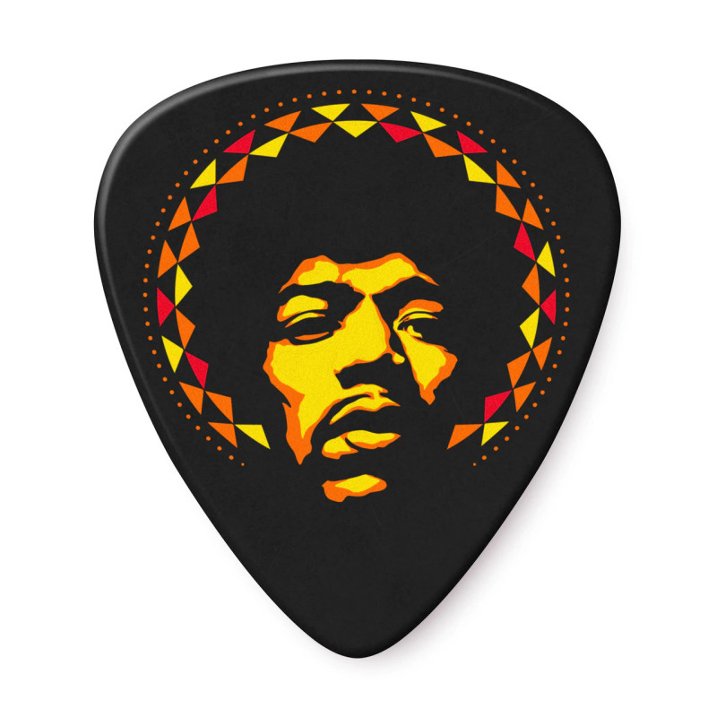 DUNLOP JIMI HENDRIX '69 PSYCH SERIES AURA MANDALA GUITAR PICK (HEAVY) Медіатори