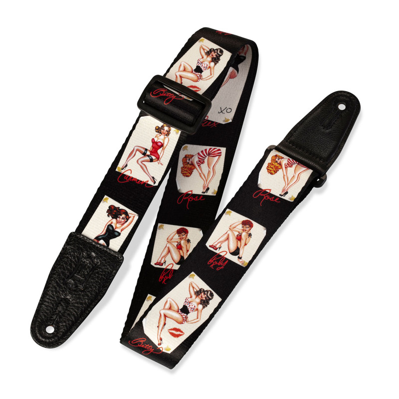 LEVY'S MPS2-072 PRINT SERIES GUITAR STRAP (GIRLS) Ремінь для гітари