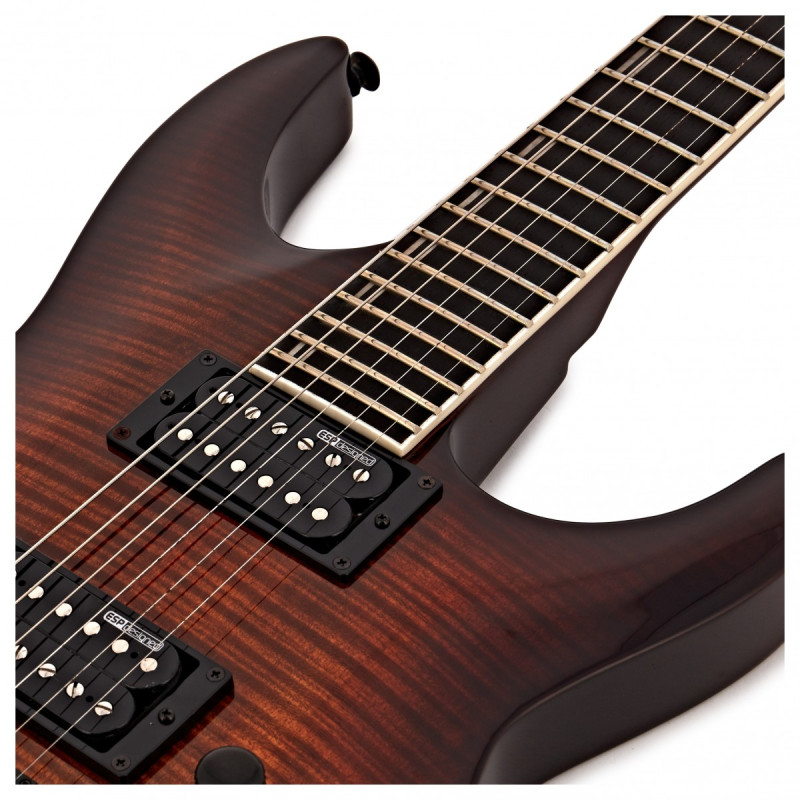 LTD H-200FM (Dark Brown Sunburst)