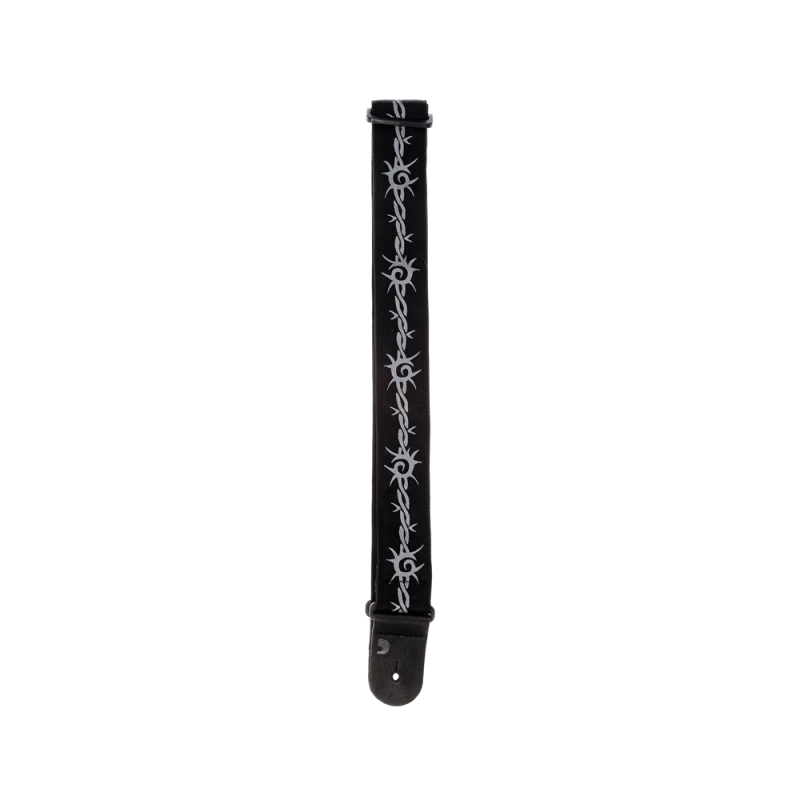 D`ADDARIO 50F04 NYLON WOVEN GUITAR STRAP (BARBED WIRE)