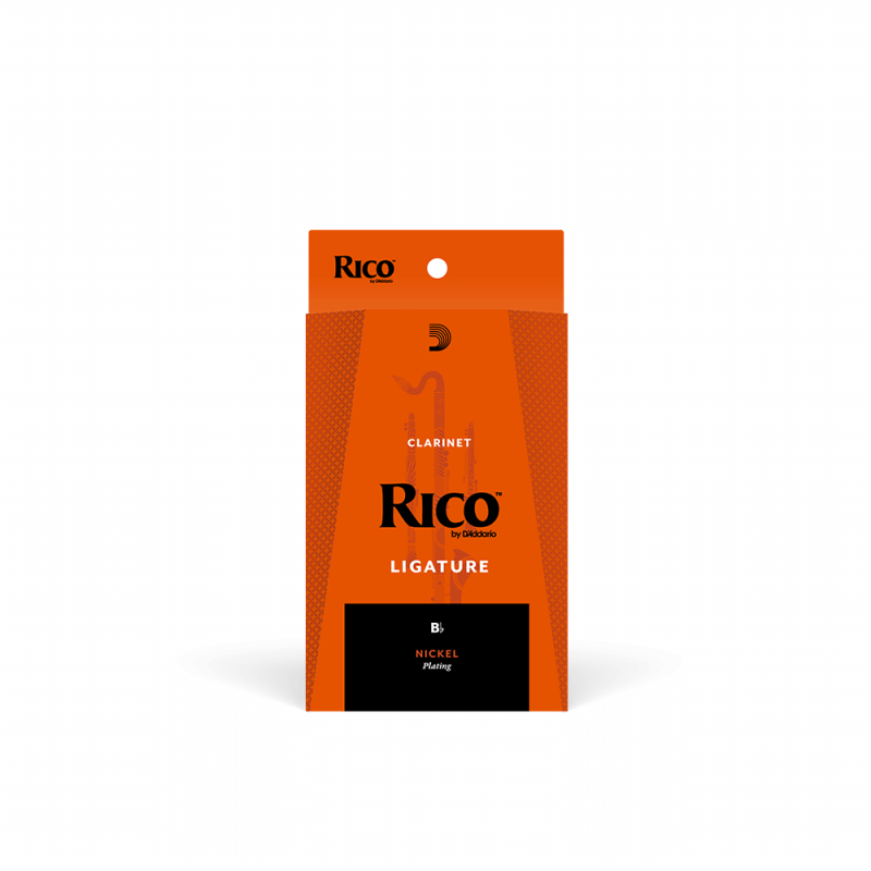 D`ADDARIO RICO LIGATURE FOR Bb CLARINET Nickel-Plated