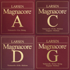 Комплект струн Larsen Magnacore (medium) 4/4 для виолончели