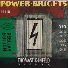 THOMASTIК Комплект струн Thomastik Power-Brights Regular Bottom для електро-гітари Струни для електрогітари