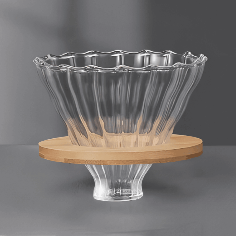 V60 WOOD GLASS Пуровер скляний