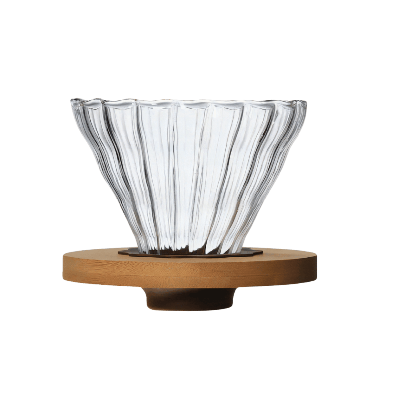 V60 WOOD GLASS Пуровер скляний