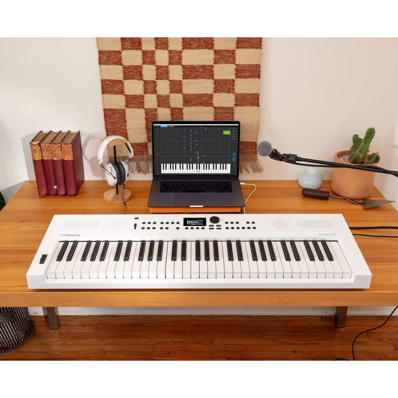 ROLAND GO:KEYS-5-WH Синтезатор білий