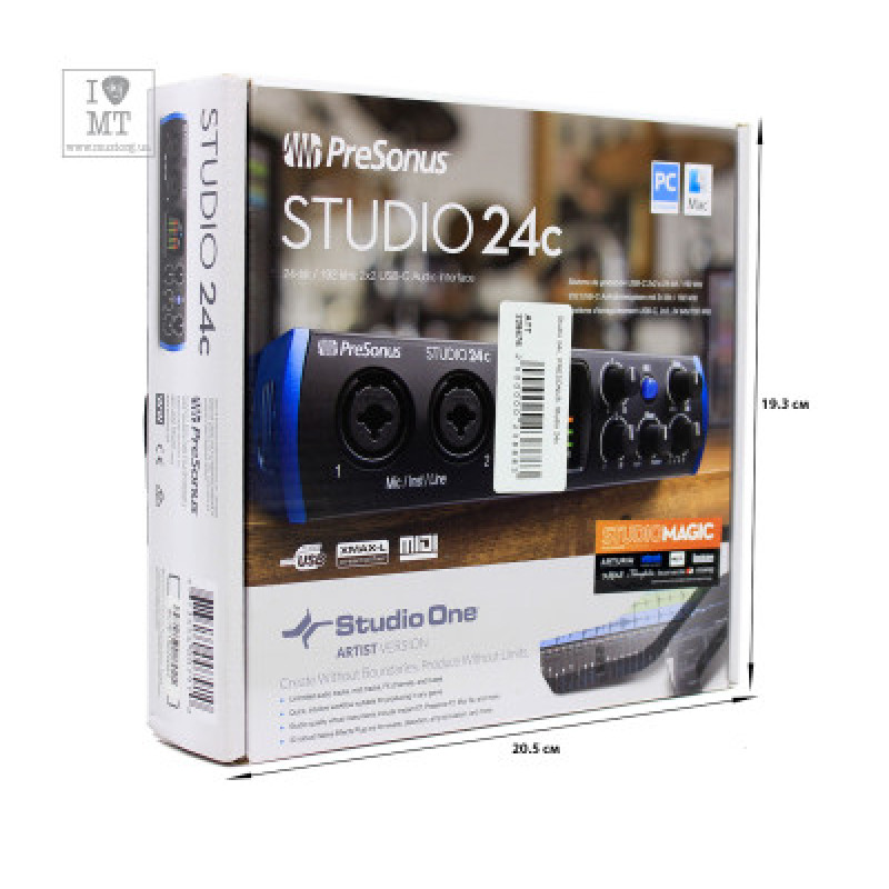 Аудіоінтерфейс PRESONUS Studio 24c