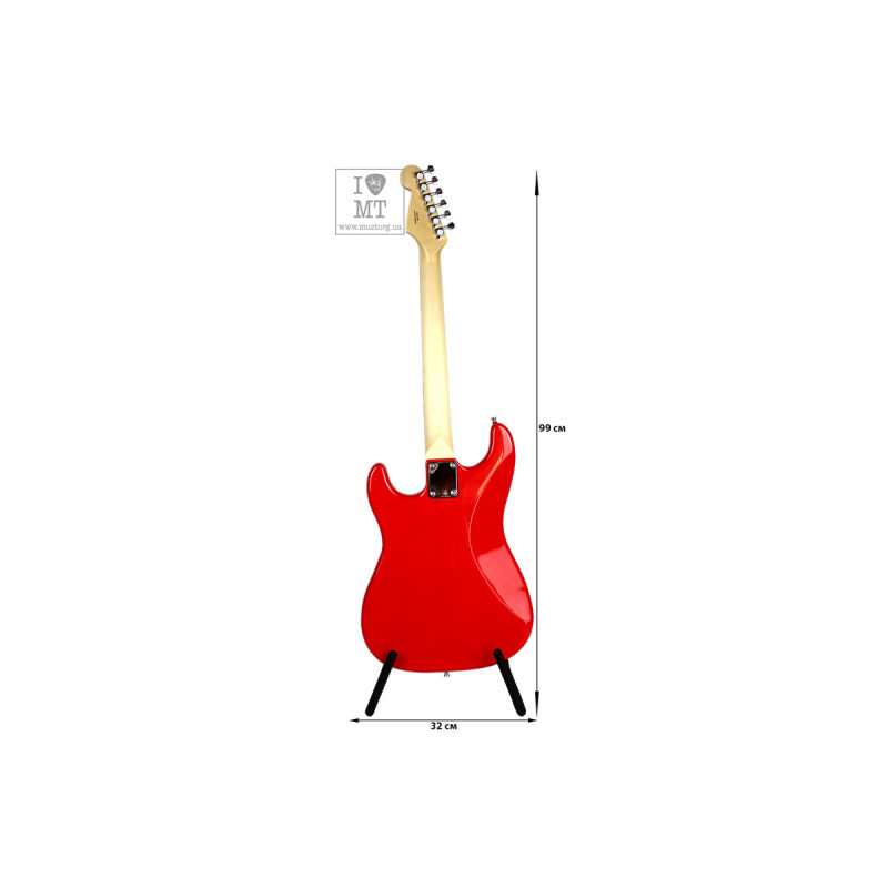 SQUIER by FENDER MM STRAT HT RED Электрогитара