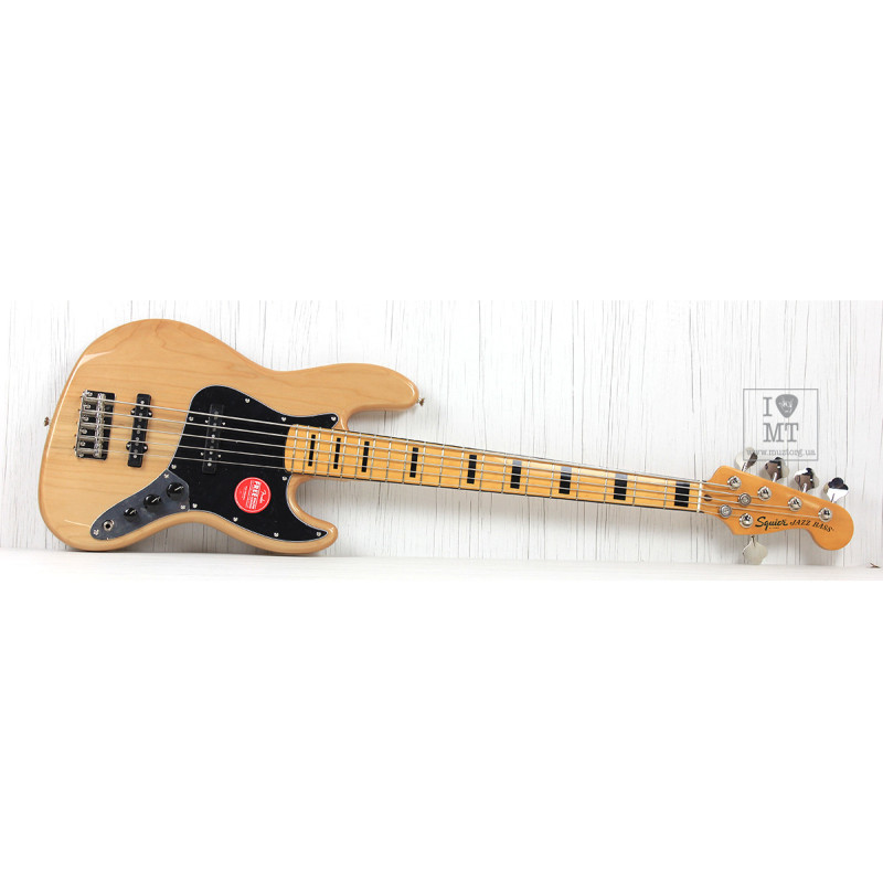 SQUIER by FENDER CLASSIC VIBE \'70s JAZZ BASS V MN NATURAL Бас-гітара