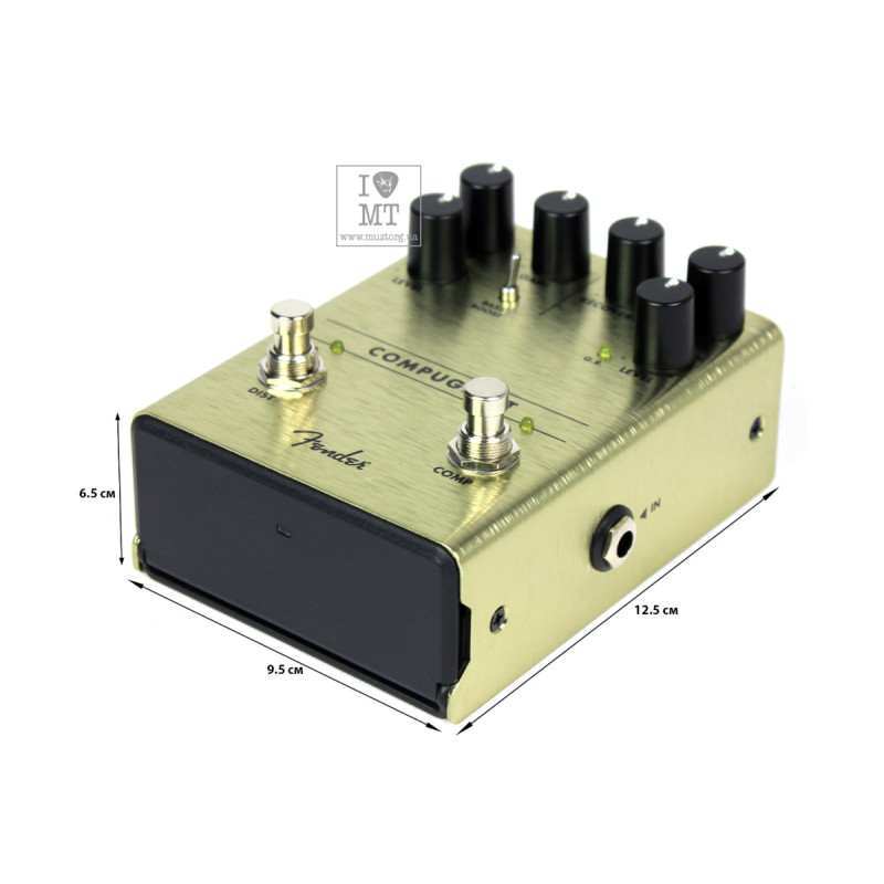 FENDER PEDAL COMPUGILIST COMPRESSOR/DISTORTION Педаль ефектів