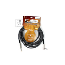 Кабель інструментальний KLOTZ 59 VINTAGE PRO GUITAR CABLE ANGLED 4.5 M
