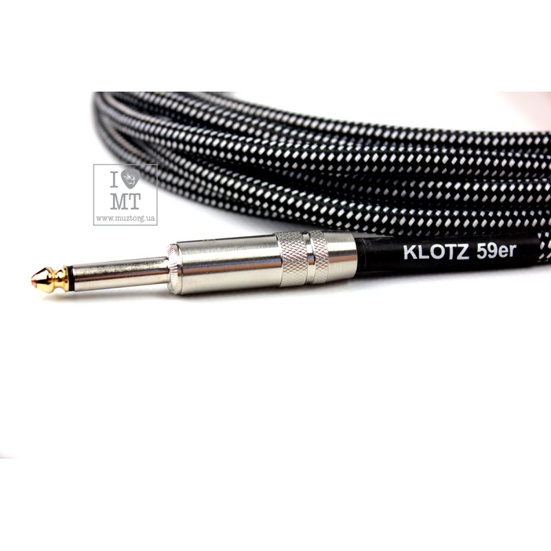 Кабель інструментальний KLOTZ 59 VINTAGE PRO GUITAR CABLE ANGLED 4.5 M
