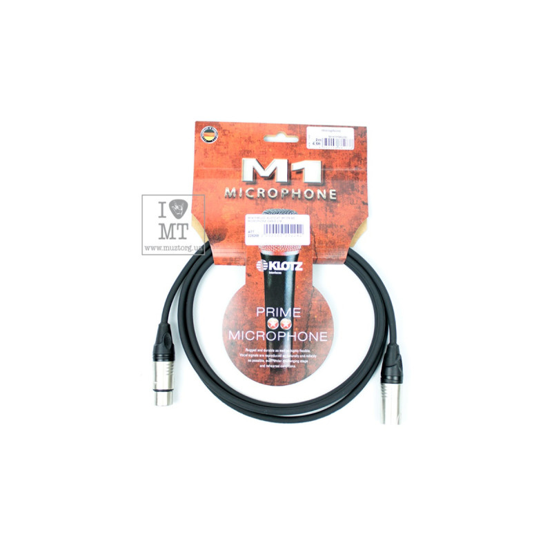 Кабель мікрофонний KLOTZ M1 PRIME MICROPHONE CABLE 2 M
