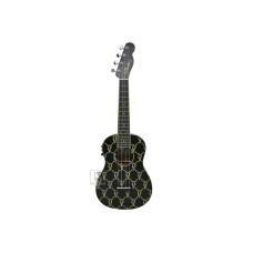 FENDER BILLIE EILISH UKULELE BLK WN Укулеле с звукоснимателем