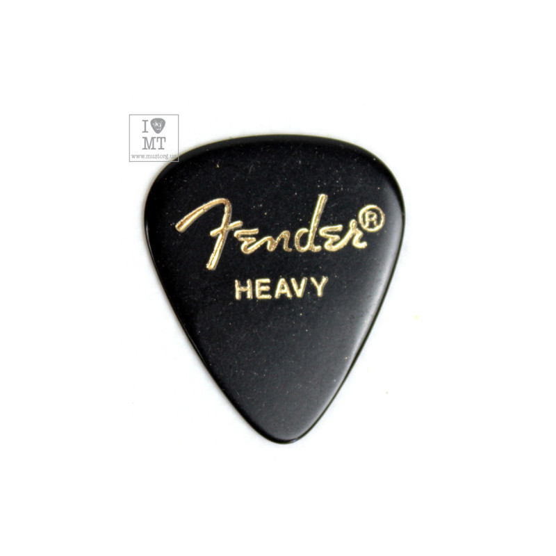FENDER 351 SHAPE BLACK H 1 GROSS Медіатор