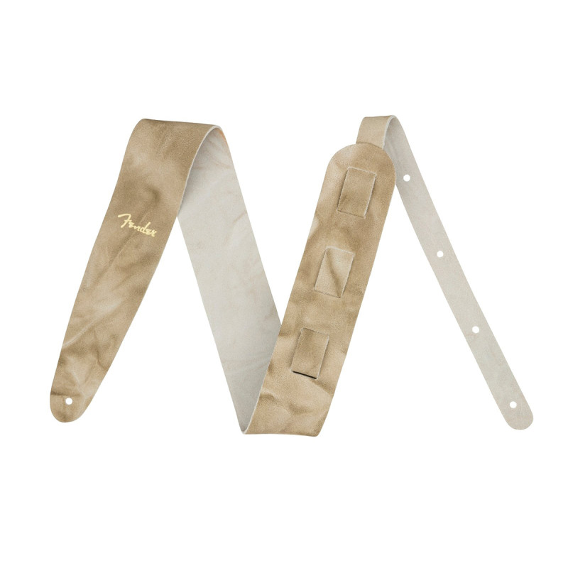 FENDER STRAP TIE DYE LEATHER NATURAL Ремінь гітарний