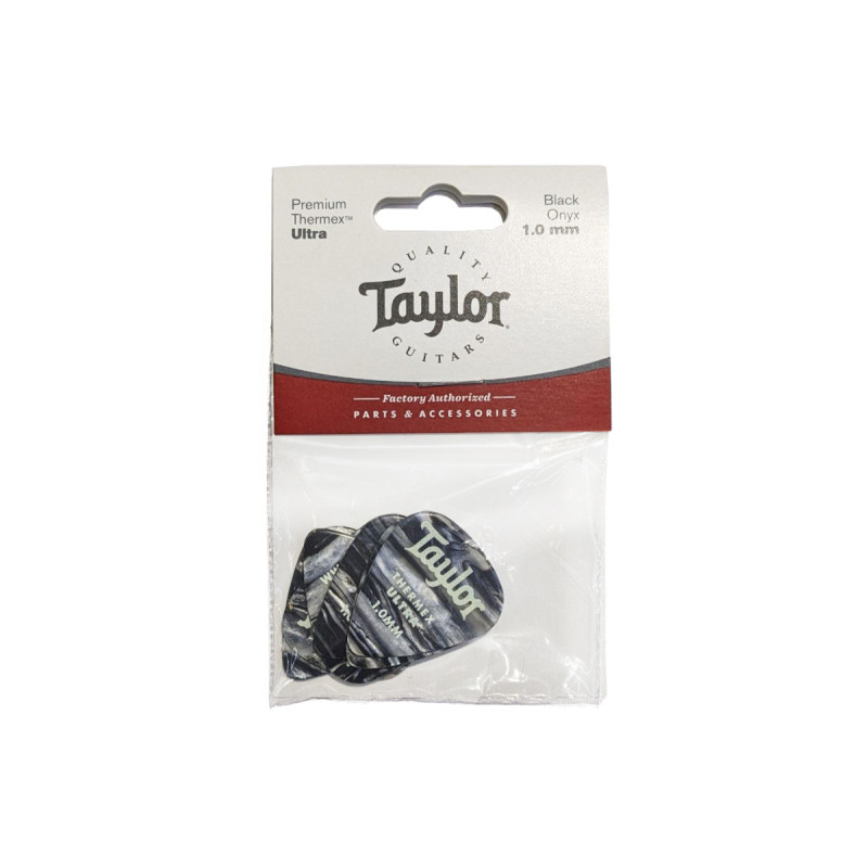 Набір медіаторів TAYLOR GUITARS 351 THERMEX ULTRA PICKS 1.0 MM BLACK ONYX 6 PACK