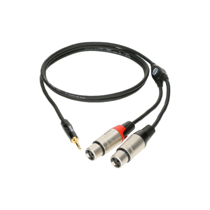 Кабель коммутационный KLOTZ KY8-180 MINILINK PRO Y-CABLE 1.8 M BLACK