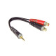 Адаптер KLOTZ AYS-4 Y-CABLE ADAPTER BLACK