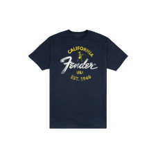 FENDER T-SHIRT BAJA BLUE L Футболка