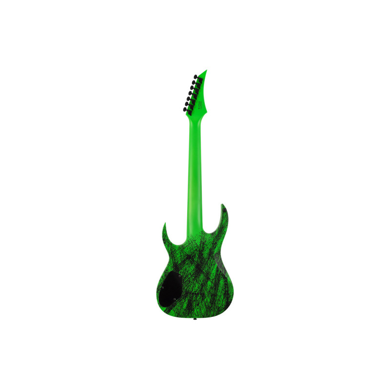 SOLAR GUITARS A2.7GN CANIBALISMO+ GREEN NEON OPEN PORE MATTE Електрогітара