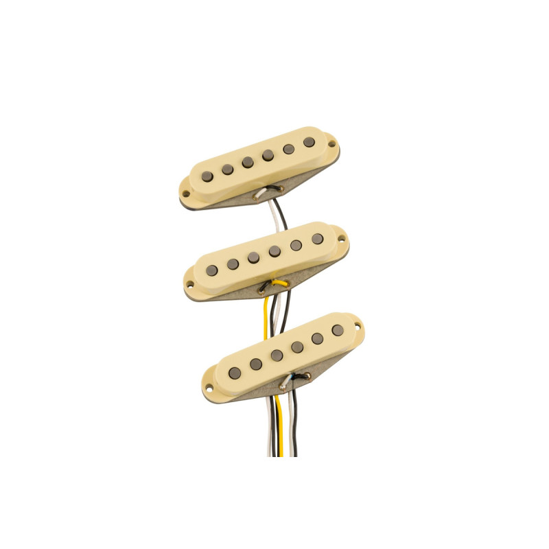 FENDER PURE VINTAGE '73 STRATOCASTER PICKUP SET AGED WHITE Набір звукознімачів