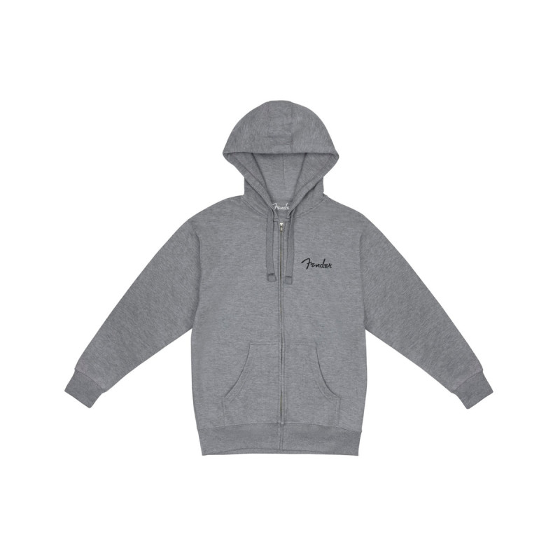 FENDER SPAGHETTI SMALL LOGO ZIP FRONT HOODIES L Толстовка