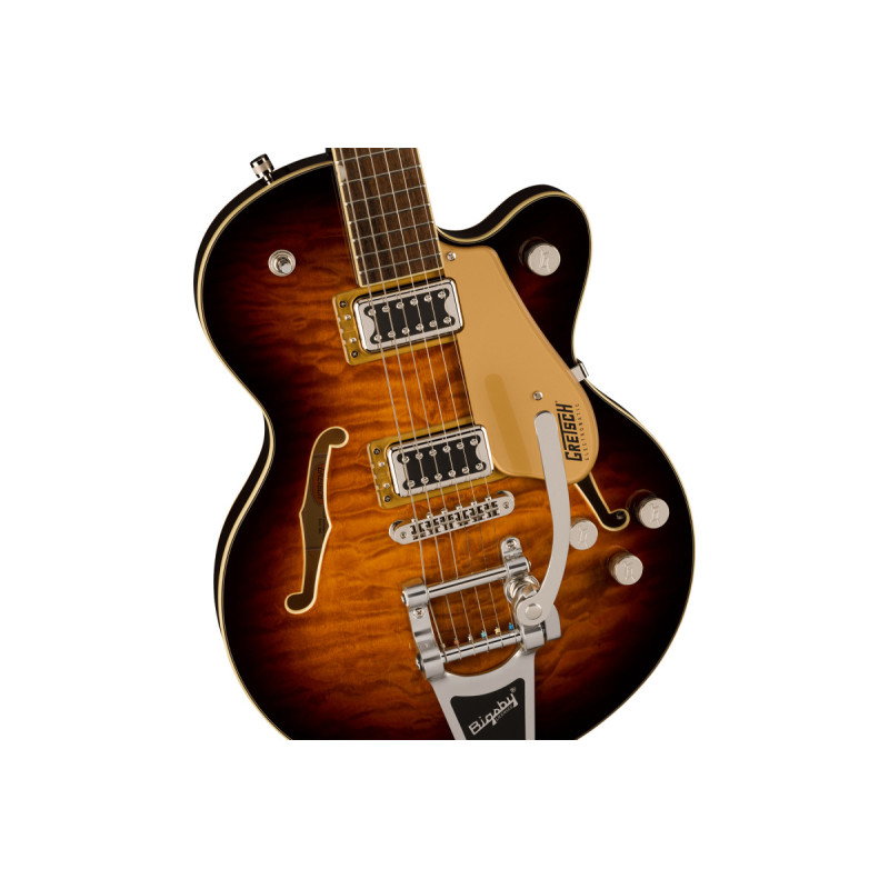 Напівакустична гітара GRETSCH G5655T-QM ELECTROMATIC CENTER BLOCK JR. SINGLE-CUT QUILTED MAPLE WITH BIGSBY SWEET TEA