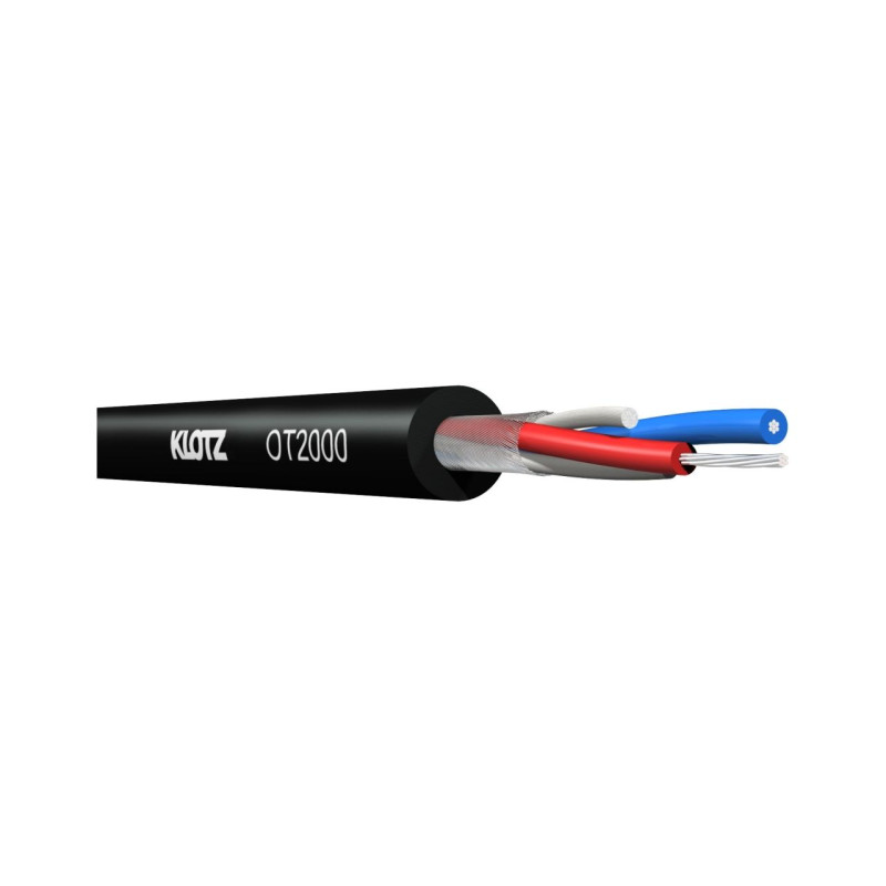 KLOTZ OT2000 Цифровий кабель OmniTRANS AES/EBU/DMX 2x0.22 мм² чорний