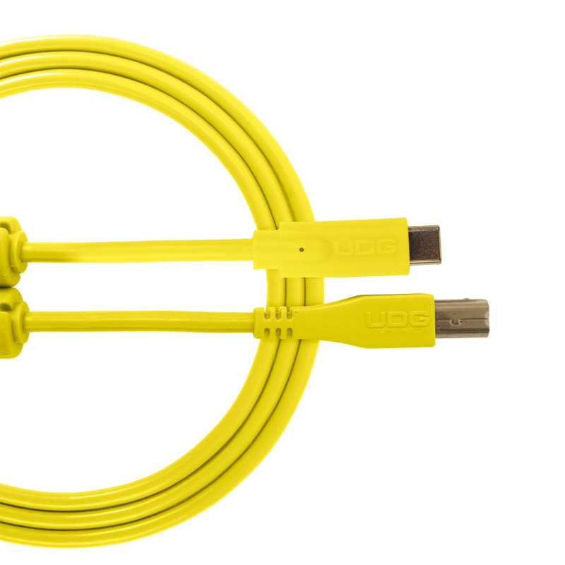 Ultimate Audio Cable USB 2.0 C-B Yellow 1,5m
