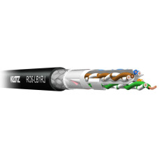 KLOTZ RC6-LB1RJ Кабель «кручена пара» RamCAT6‑Flex CAT6a SF/UTP, PUR, чорний (на метраж)