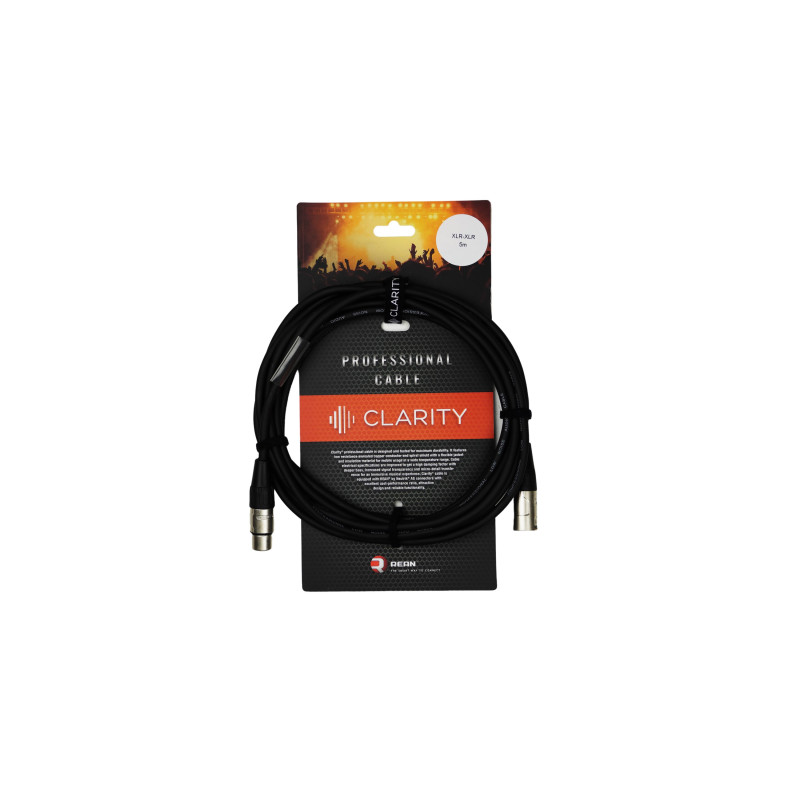 CLARITY XLR-XLR PRO/5m Готовий кабель