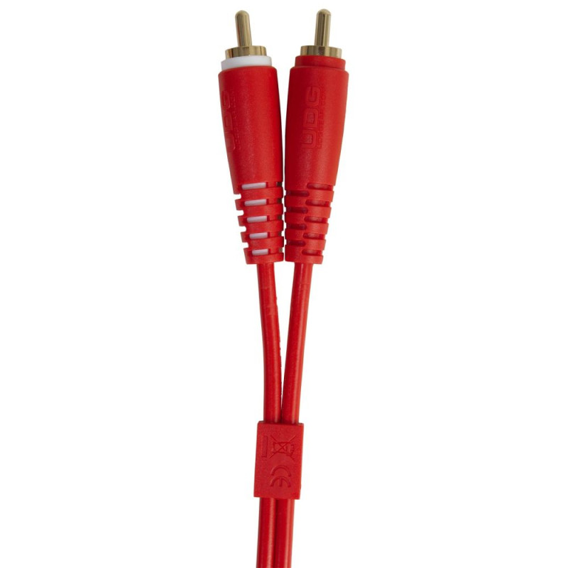 Set RCA Straight-RCA Angled Red 3m (U97005RD)