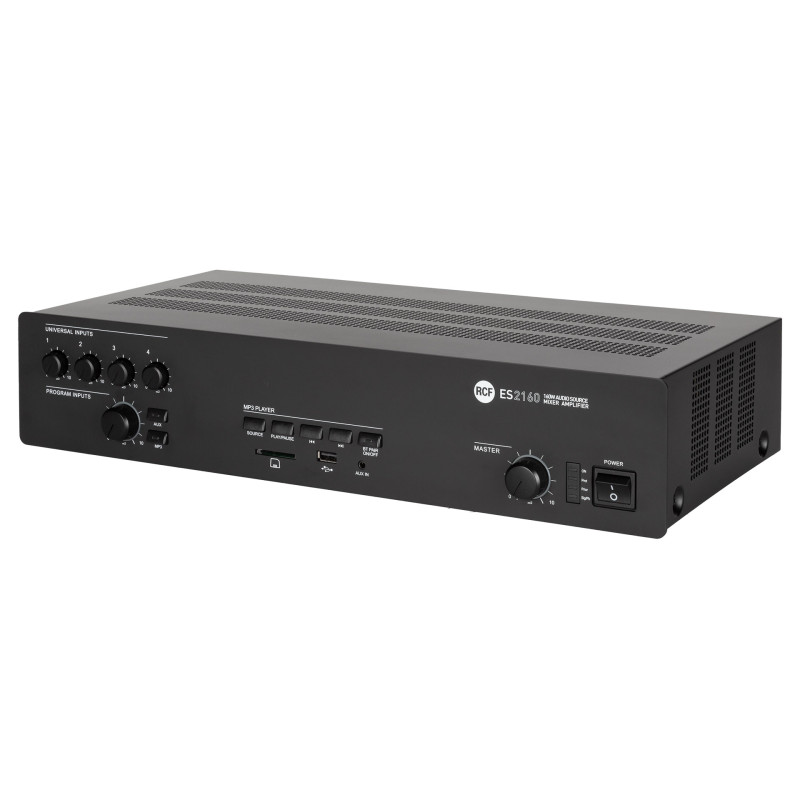 RCF ES 2160 Мікшерний підсилювач 160 Вт Class-D з MP3 та Bluetooth