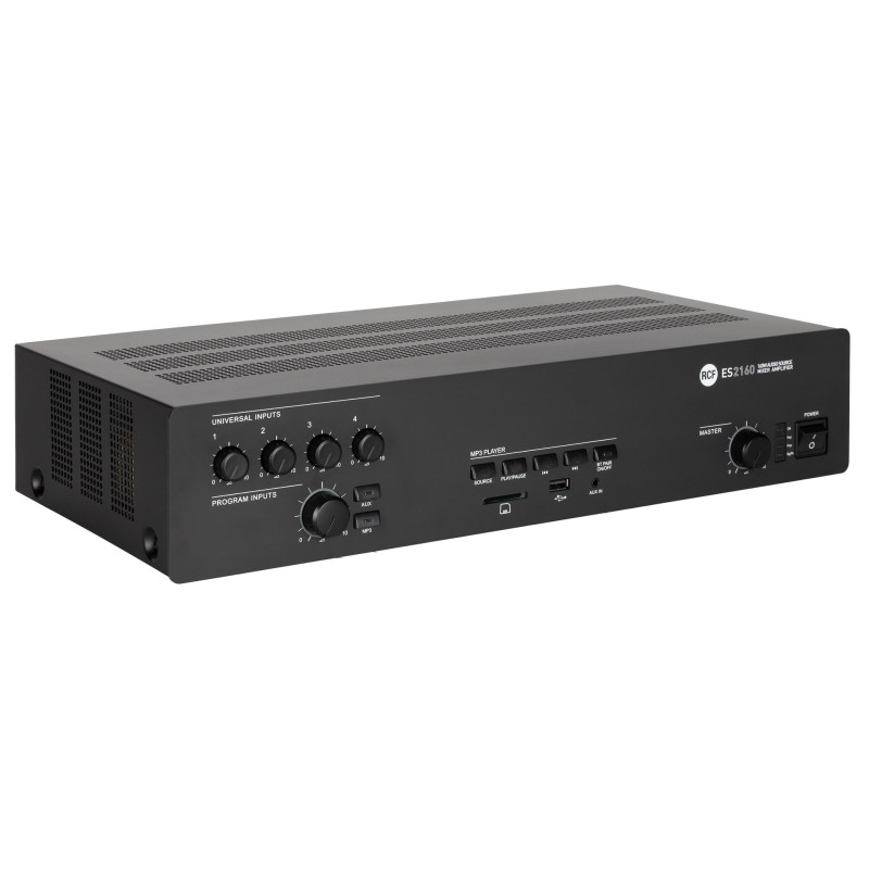 RCF ES 2160 Мікшерний підсилювач 160 Вт Class-D з MP3 та Bluetooth