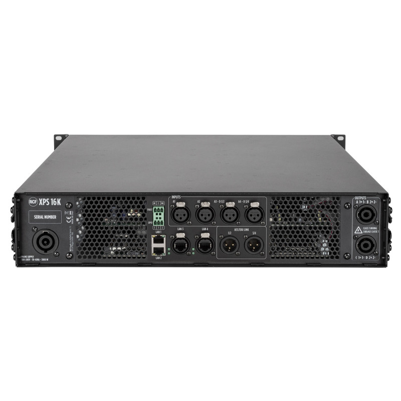 RCF XPS 16K Чотириканальний DSP підсилювач потужності 16000 Вт