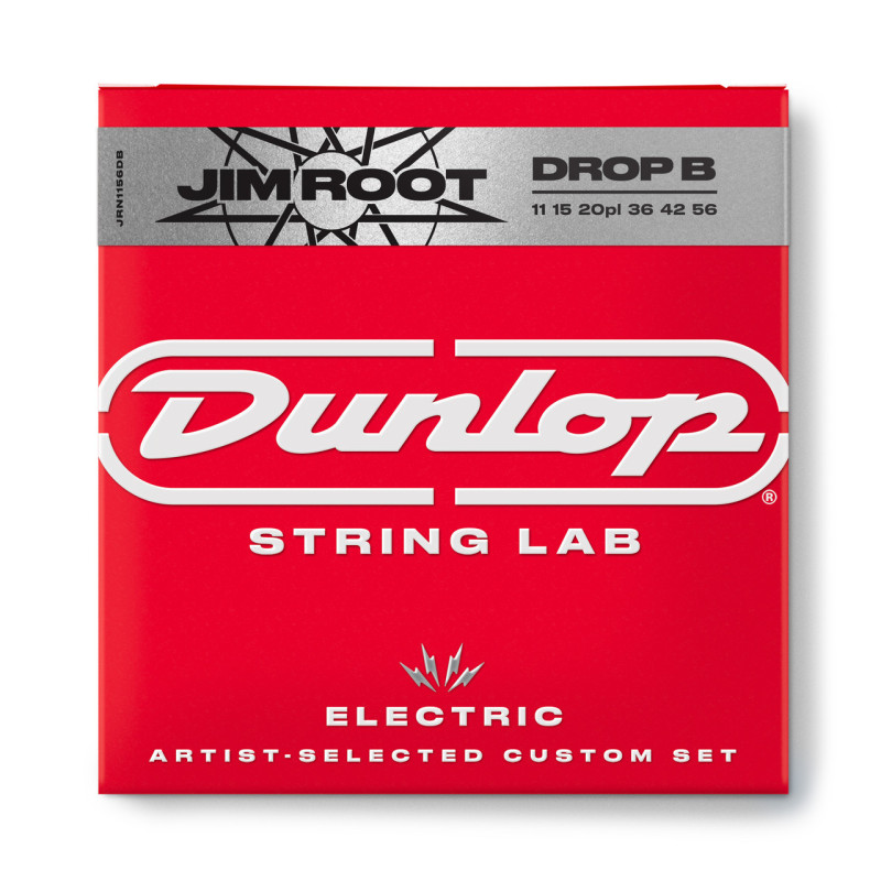 DUNLOP JRN1156DB JIM ROOT STRING LAB SERIES GUITAR STRINGS 11-56 | DROP B Струни для електрогітари
