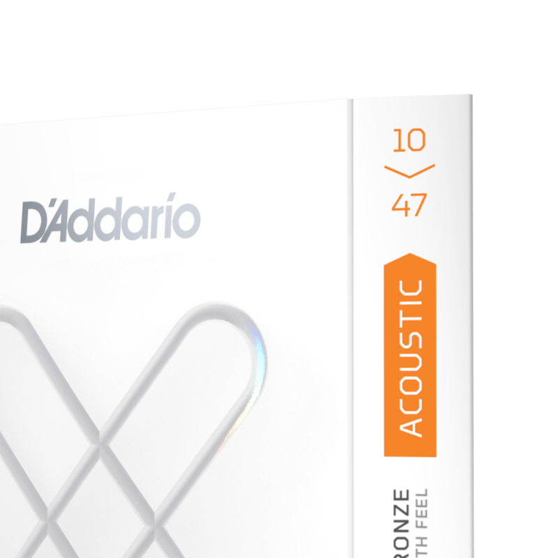 D'ADDARIO XSABR1047 XS 80/20 BRONZE EXTRA LIGHT (10-47) Струни для акустичної гітари