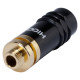 SOMMER CABLE HI-J35S-SCREW-F — Jack 3.5 mm, 3-pole, female, metal, gold-plated, straigh