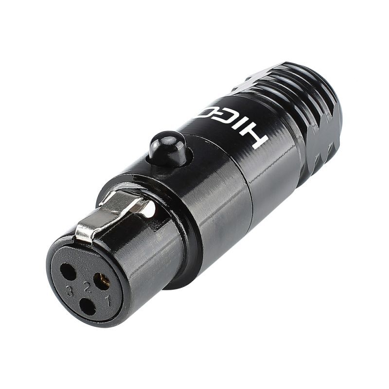 SOMMER CABLE HI-XMCF3-B Роз’єм mini XLR HICON, 3-контактний, «мама», чорний