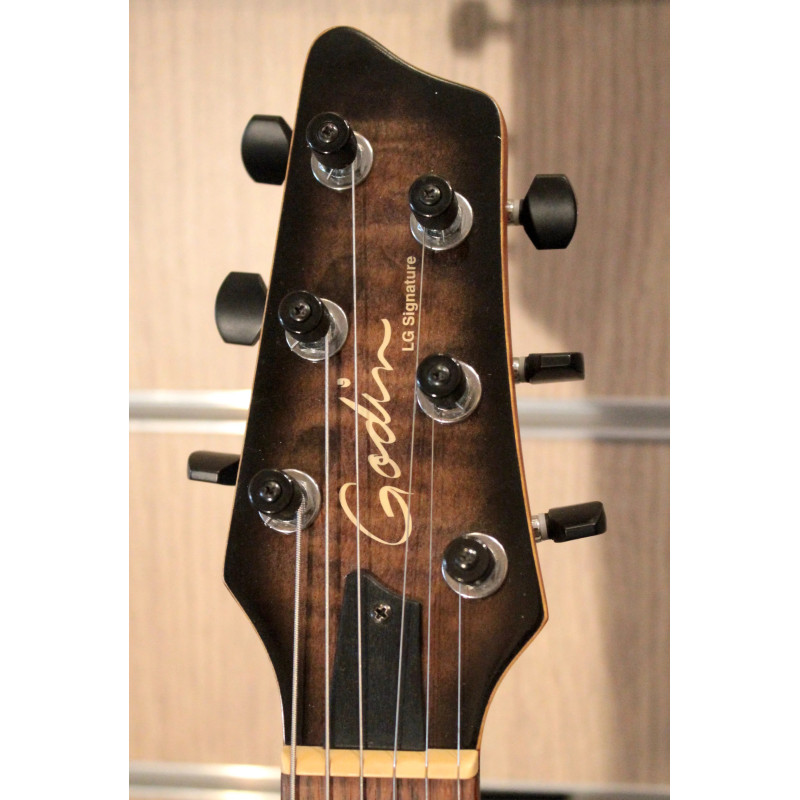 GODIN 021185 - LG SIGNATURE Trans Black Flame AA Электрогитара