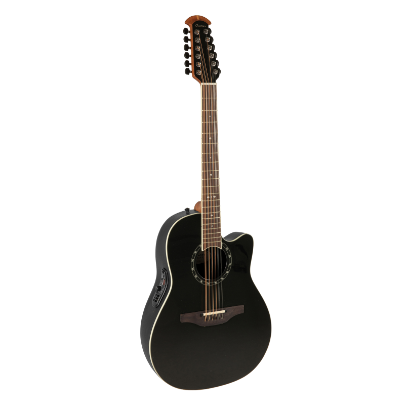 OVATION Standard Balladeer 2751AX Deep Contour Cutaway Black Акустична гітара з датчиком