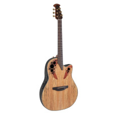 OVATION Celebrity Elite Plus CE44P Mid Cutaway Natural Spalted Maple Акустическая гитара с датчиком