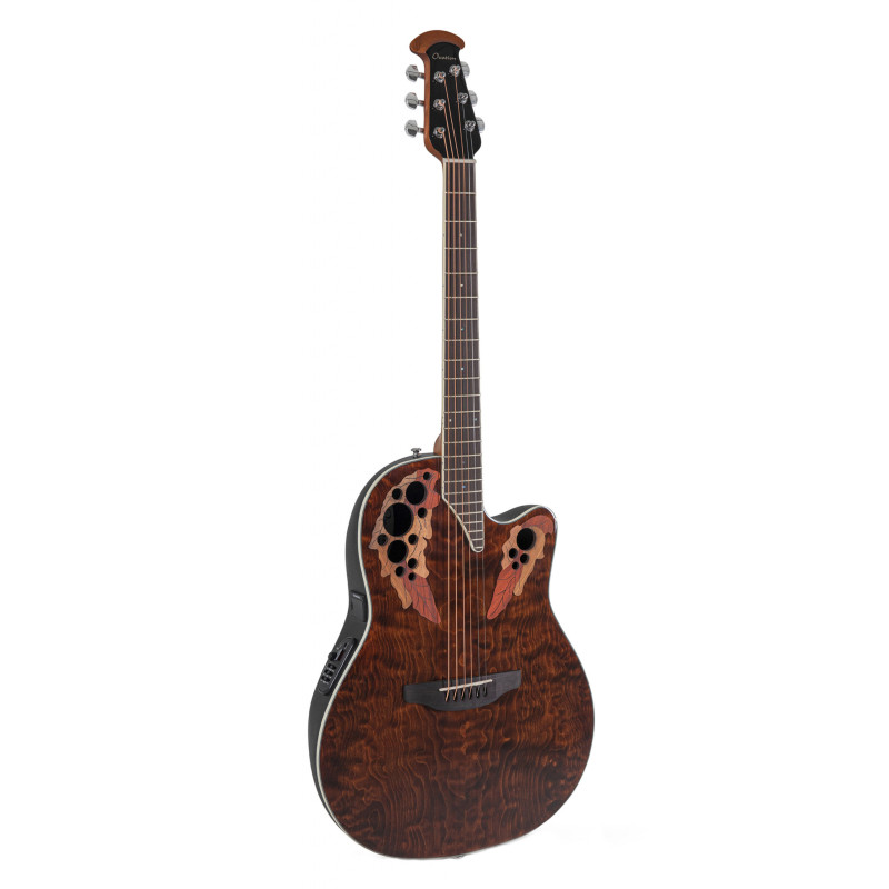 OVATION Celebrity Elite CE48P Super Shallow Cutaway Tiger Eye Акустична гітара з датчиком
