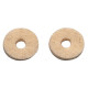 Прокладки для тримачів ременя гітари Partsland Strap Button Felt Padding Natural (12 шт.)