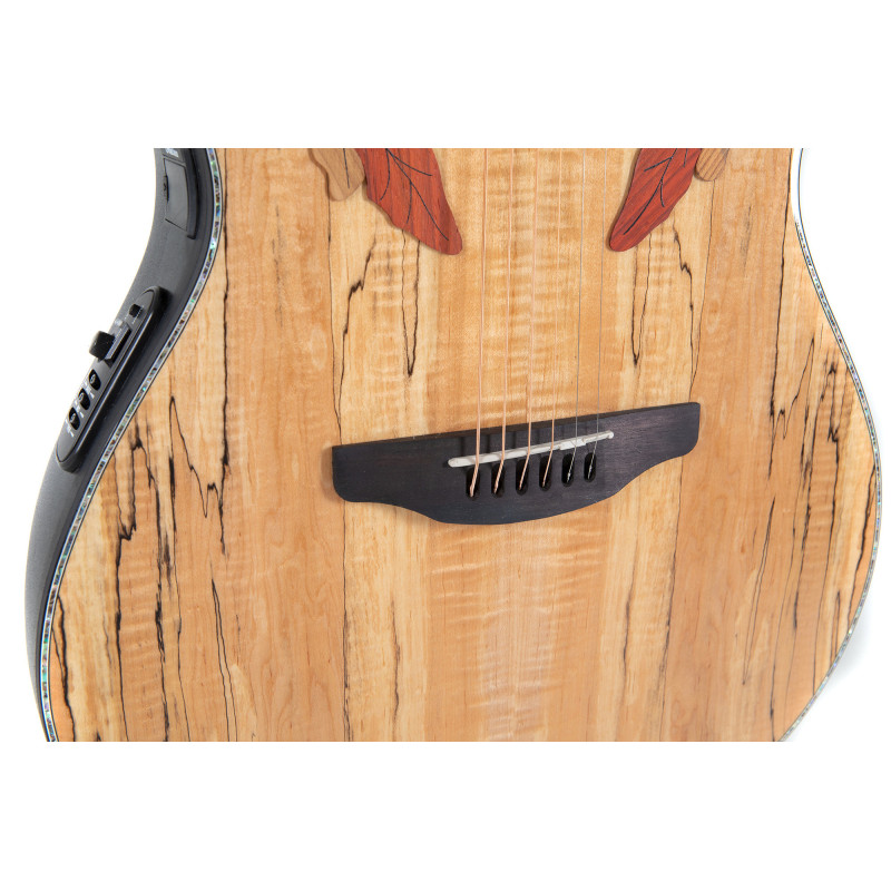 OVATION Celebrity Elite CE44P Mid Cutaway Natural Spalted Maple Акустична гітара з датчиком