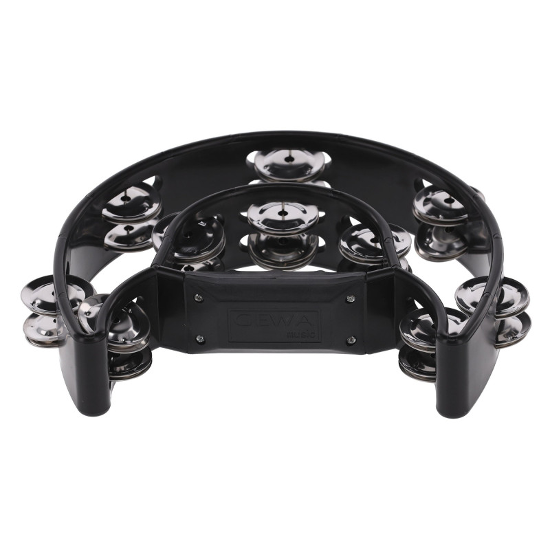 Тамбурин GEWA Jingle wreath Half moon 20 jingles Black