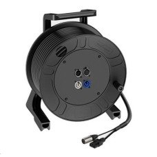 Кабельный барабан с акустическим и силовым кабелем ROXTONE CDPS010-IECL25, 25 м