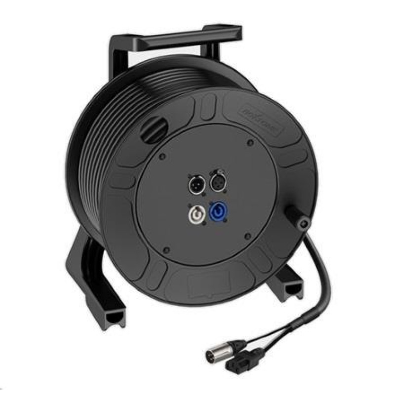Кабельный барабан с акустическим и силовым кабелем ROXTONE CDPS010-IECL25, 25 м