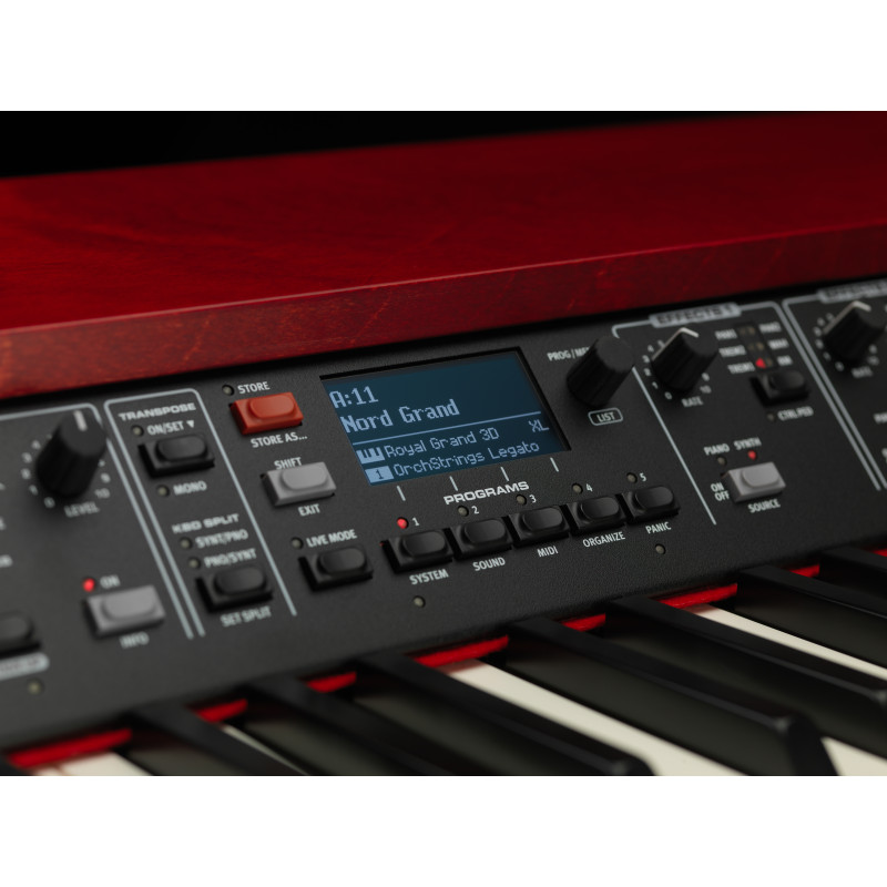 CLAVIA NORD GRAND 88‑клавішний сценічний цифровий рояль з молоточковою механікою Kawai